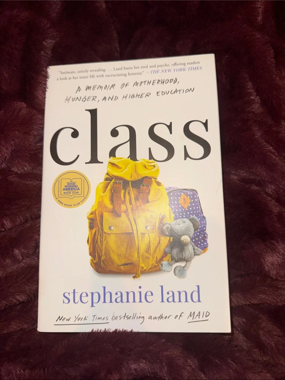 Class book by Stephanie Land